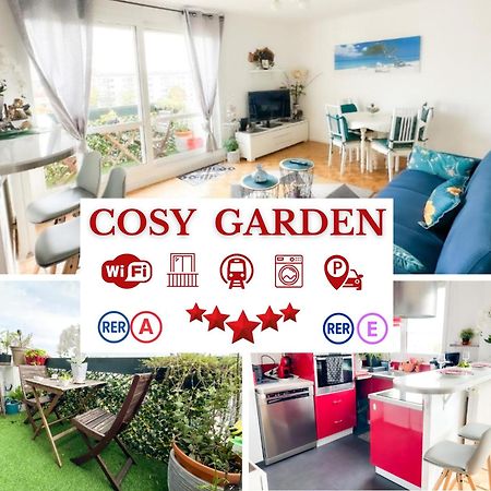 - Le Cosy Garden - Proche Rer A Et E - Paris Disney - Parking Et Wifi Gratuit ! Family Special Offer Champigny-sur-Marne Buitenkant foto